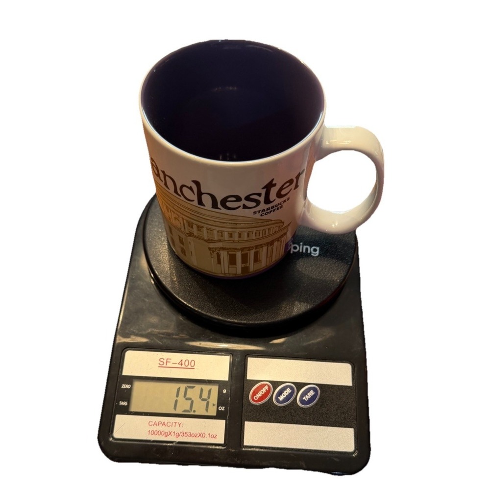 Manchester UK England Starbucks Global Icon Collector Series 16oz Coffee Mug Cup - Picture 7 of 8